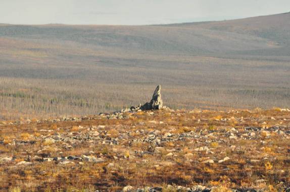 De volta à 'pedra dos mamutes', na dalton Highway, norte do Alaska